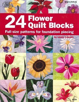 Linda Causee 24 Flower Quilt Blocks 