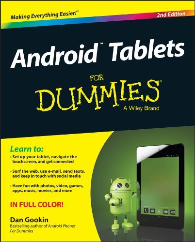 Dan Gookin Android Tablets For Dummies 0002 Edition; 