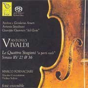 Vivaldi Marco Fornaciari Vivaldi The Four Seasons Sacd Sacd 