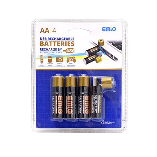 Battery/Aa Usb 4 Pack Rechargeable