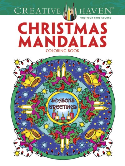 Marty Noble/Creative Haven Christmas Mandalas Coloring Book@First Edition,