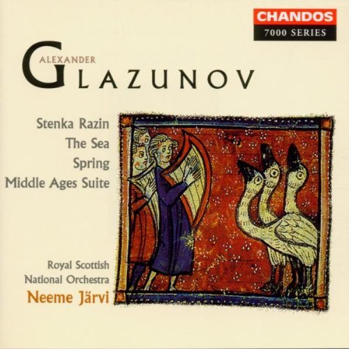 A. Glazunov/Stenka Razin/Sea/Spring/Ste Fr@Jarvi/Royal Scottish Natl Orch