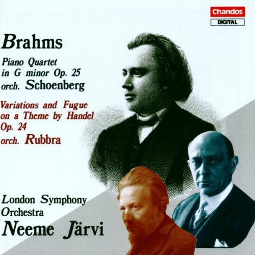 Johannes Brahms Qt Pno (schoenberg) Var Hande Jarvi London So 