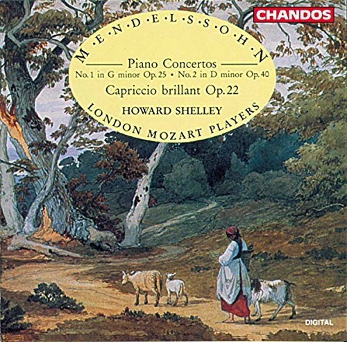 Felix Mendelssohn/Con Pno 1/2/Cap Brillante@Shelley*howard (Pno)@Shelley/London Mozart Players