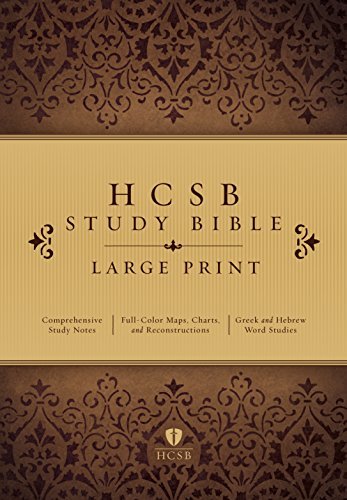 Holman Bible Staff Study Bible Hcsb Large Print Large Print 