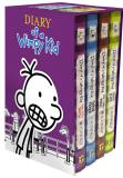 Jeff Kinney Diary Of A Wimpy Kid Box Of Books 5 8 Hardcover Gi Ugly Truth Cabin Fever The Third Wheel Hard Lu 