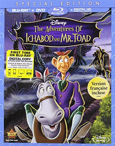 The Adventures of Ichabod and Mr. Toad (1949) (Special Edition)/Bing Crosby, Basil Rathbone, and Eric Blore@G@Blu-ray + DVD