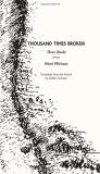 Gillian Conoley Thousand Times Broken Three Books 