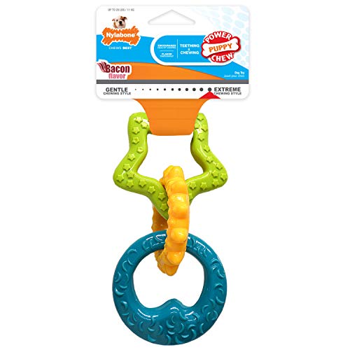Nylabone Puppy Chew Teething Rings Dog Toy