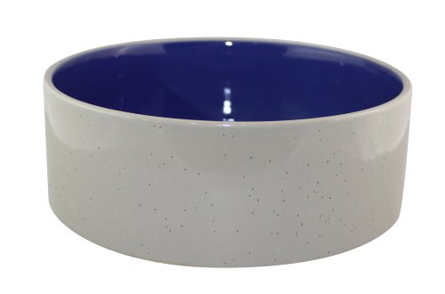 Stoneware Crock Dog Dish-7.5"