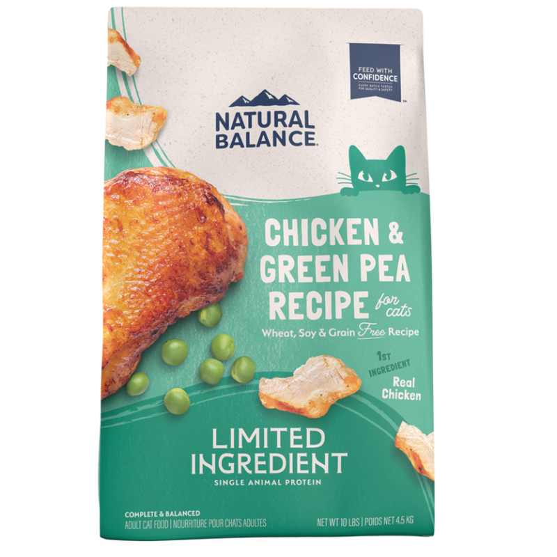 Natural Balance L.I.D. Limited Ingredient Diets® Green Pea & Chicken Dry Cat Formula