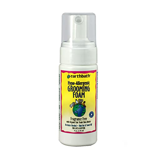 earthbath® Hypo-Allergenic Cat Grooming Foam-Fragrance Free