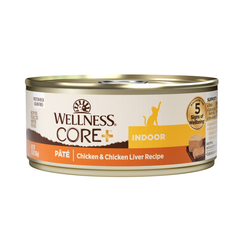 Wellness CORE Pâté Indoor Chicken & Chicken Liver Recipe Cat Food