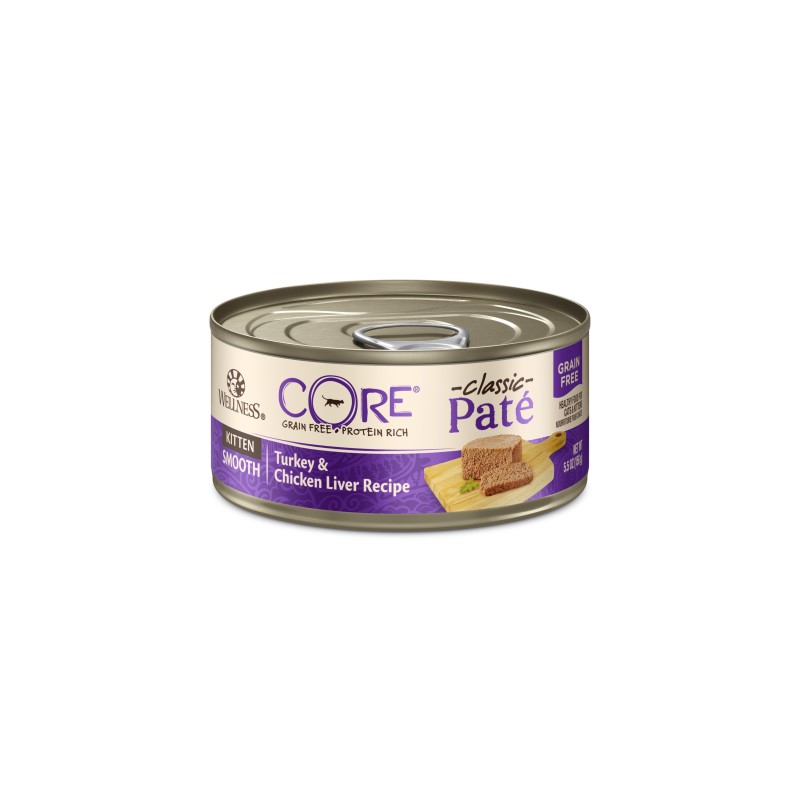Wellness CORE Pâté Kitten Turkey & Chicken Liver Recipe Cat Food