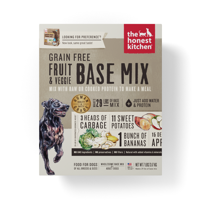 The Honest Kitchen Dog Food - Grain Free Fruit & Veggie Base Mix