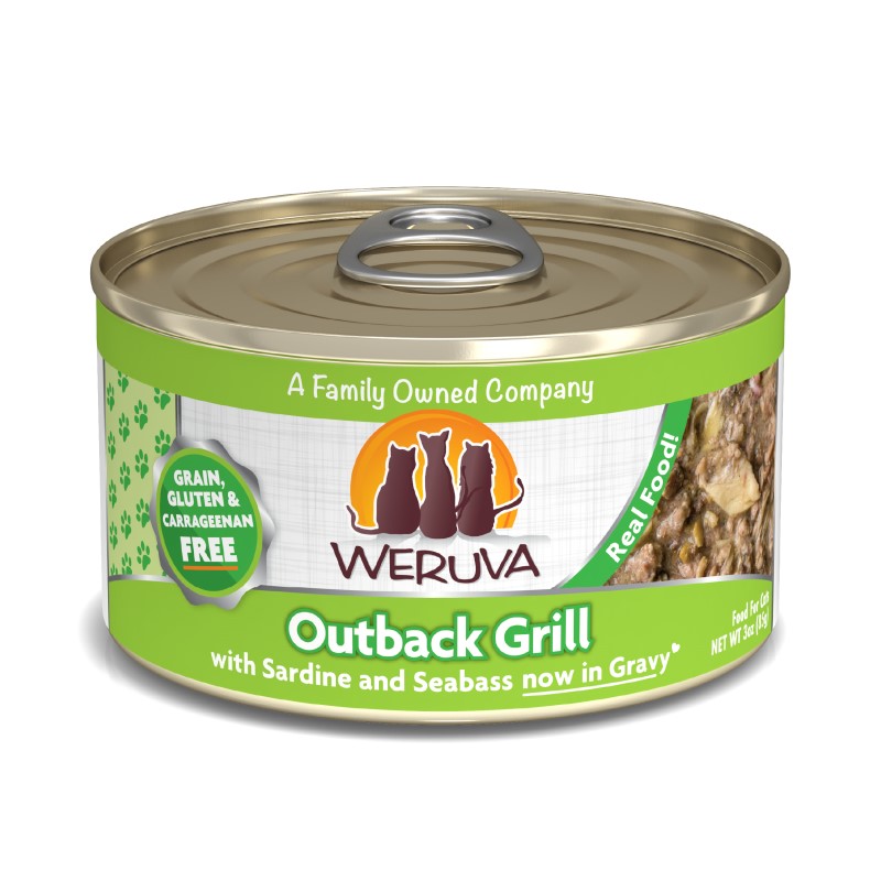 Weruva Outback Grill with Sardine & Seabass in Gravy for Cats