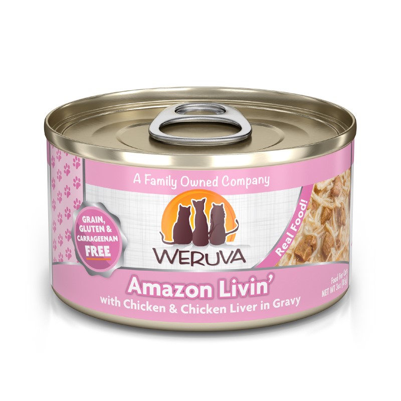 Weruva Nine Liver with Chicken & Chicken Liver in Gravy for Cats