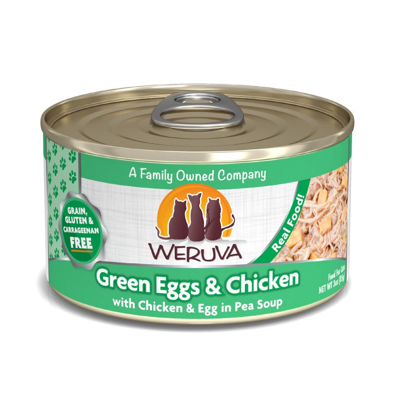 Weruva Green Eggs & Chicken with Chicken & Egg in Pea Soup for Cats