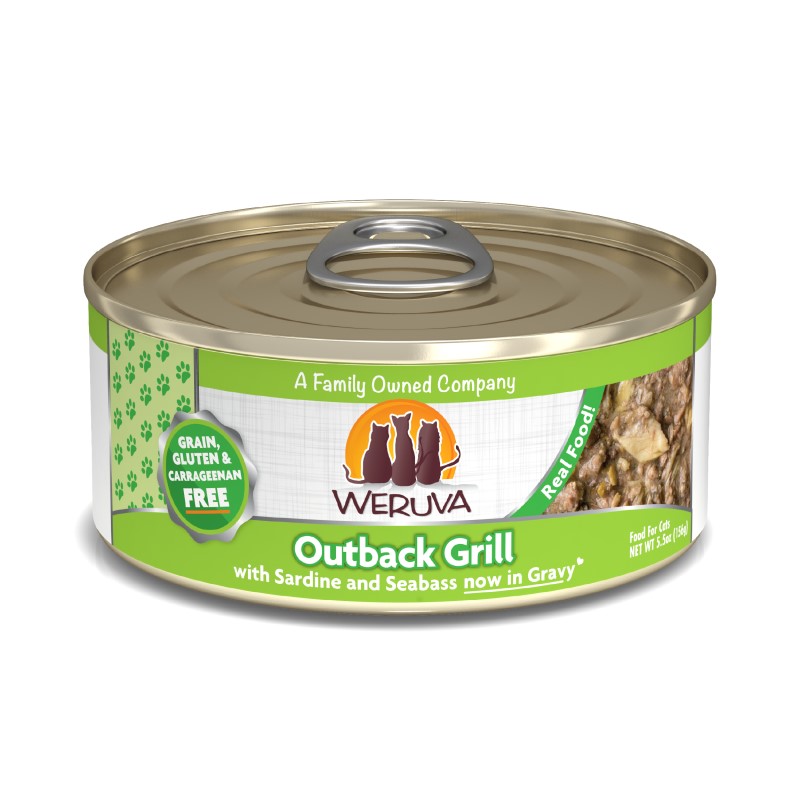Weruva Outback Grill with Sardine & Seabass in Gravy for Cats