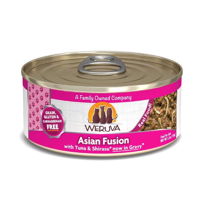 Weruva Asian Fusion with Tuna & Shirasu in Gravy for Cats