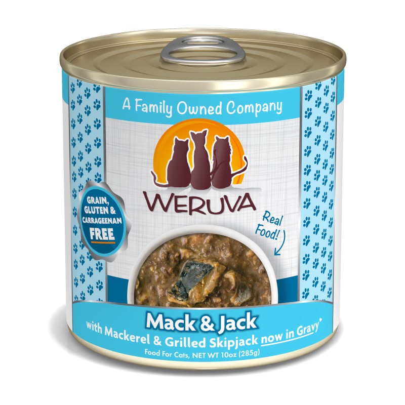 Weruva Mack and Jack With Mackerel and Grilled Skipjack in Gravy for Cats
