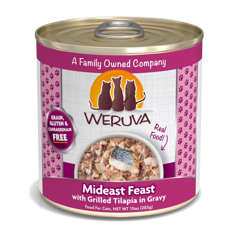 Weruva Mideast Feast with Grilled Tilapia in Gravy for Cats