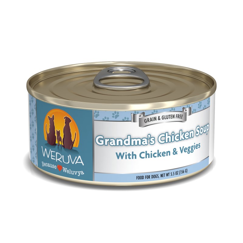 Weruva Grandma's Chicken Soup with Chicken & Veggies for Dogs