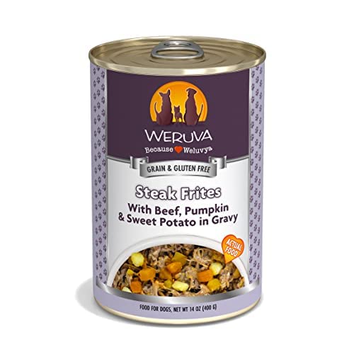 Weruva Steak Frites with Beef, Pumpkin & Sweet Potato in Gravy for Dogs