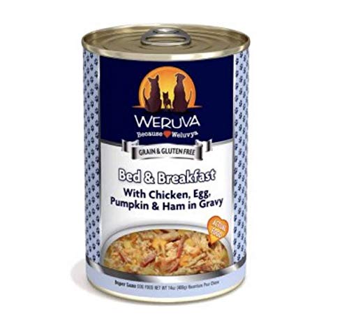 Weruva Bed & Breakfast with Chicken, Egg, Pumpkin & Ham in Gravy for Dogs