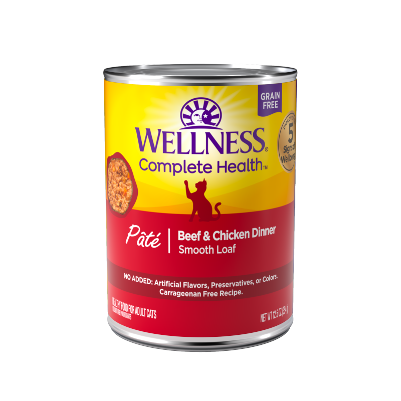 Wellness Complete Health Pâté Beef & Chicken Recipe Cat Food