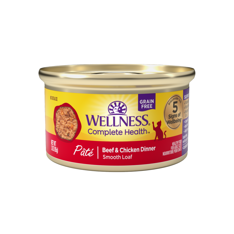 Wellness Complete Health Pâté Beef & Chicken Recipe Cat Food