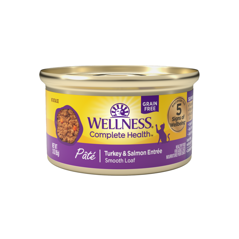 Wellness Complete Health Pâté Turkey & Salmon Recipe Cat Food