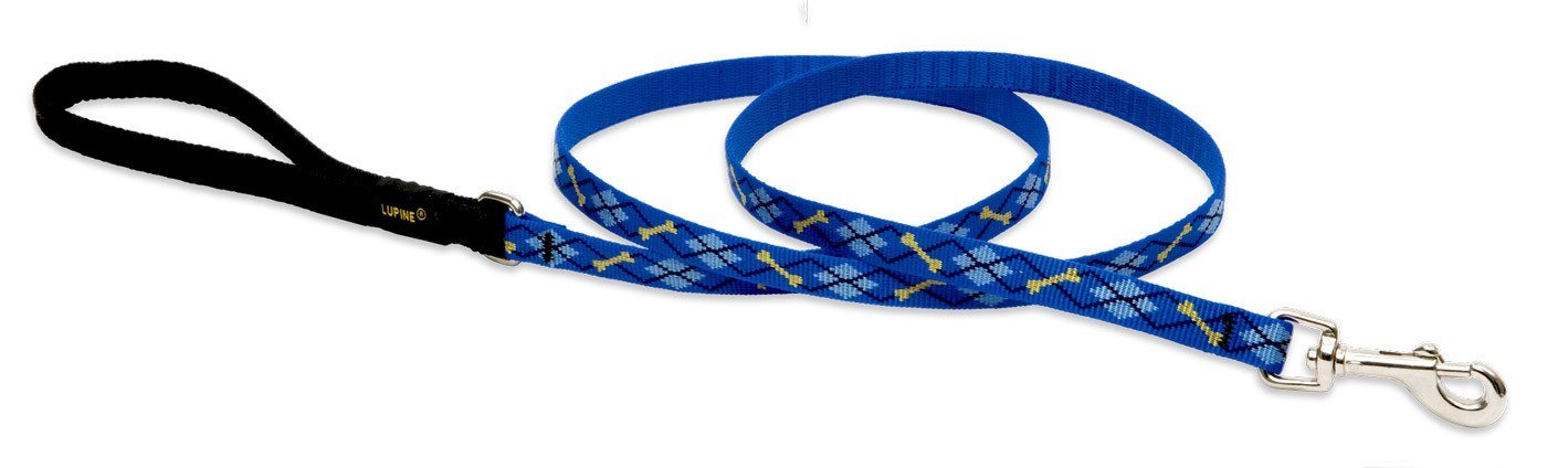 Lupine Pet Original Designs Dog Leash 6'-Dapper Dog