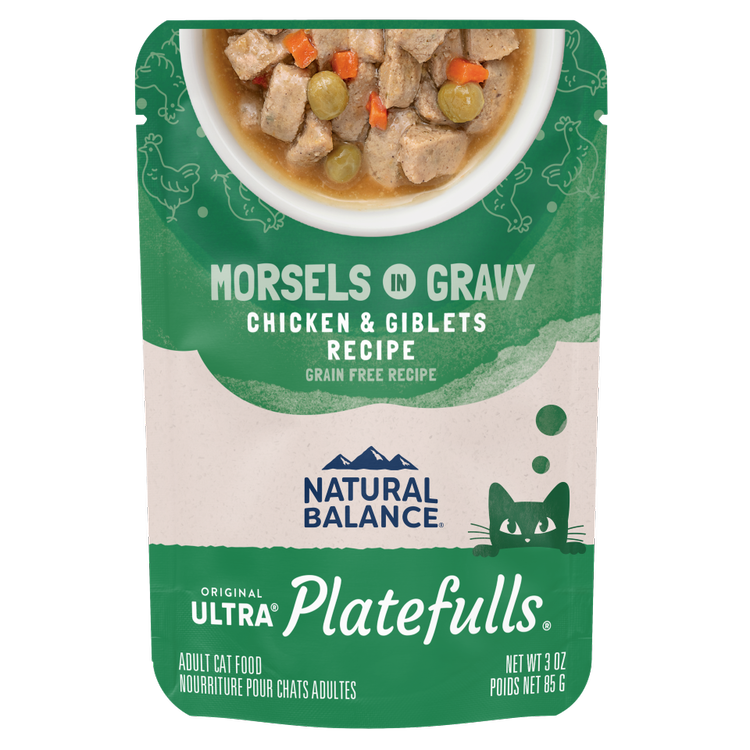 Natural Balance Platefulls® Chicken & Giblets Formula in Gravy Cat Food