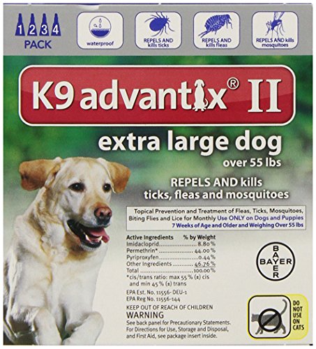 Bayer K9 Advantix® II Topical Flea, Tick, & Mosquito Treatment for Dogs