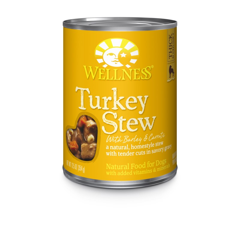 Wellness Complete Health Stew Turkey Stew with Carrots & Barley Dog Food