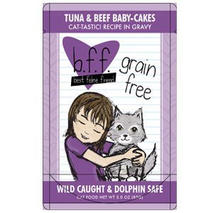 BFF OMG! (Oh My Gravy!) Tuna & Beef Baby Cakes Dinner in Gravy for Cats