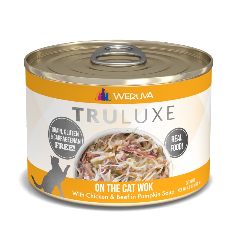 Weruva TruLuxe On The Cat Wok with Chicken & Beef in Pumpkin Soup for Cats