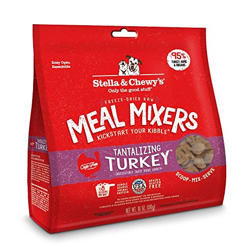 Stella & Chewy's Dog Food - Freeze-Dried Tantalizing Turkey Meal Mixer-18 oz