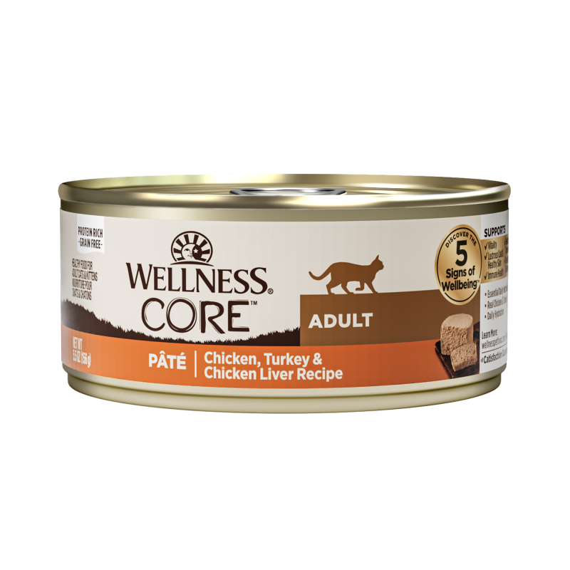 Wellness CORE Pâté Chicken, Turkey & Chicken Liver Recipe Cat Food