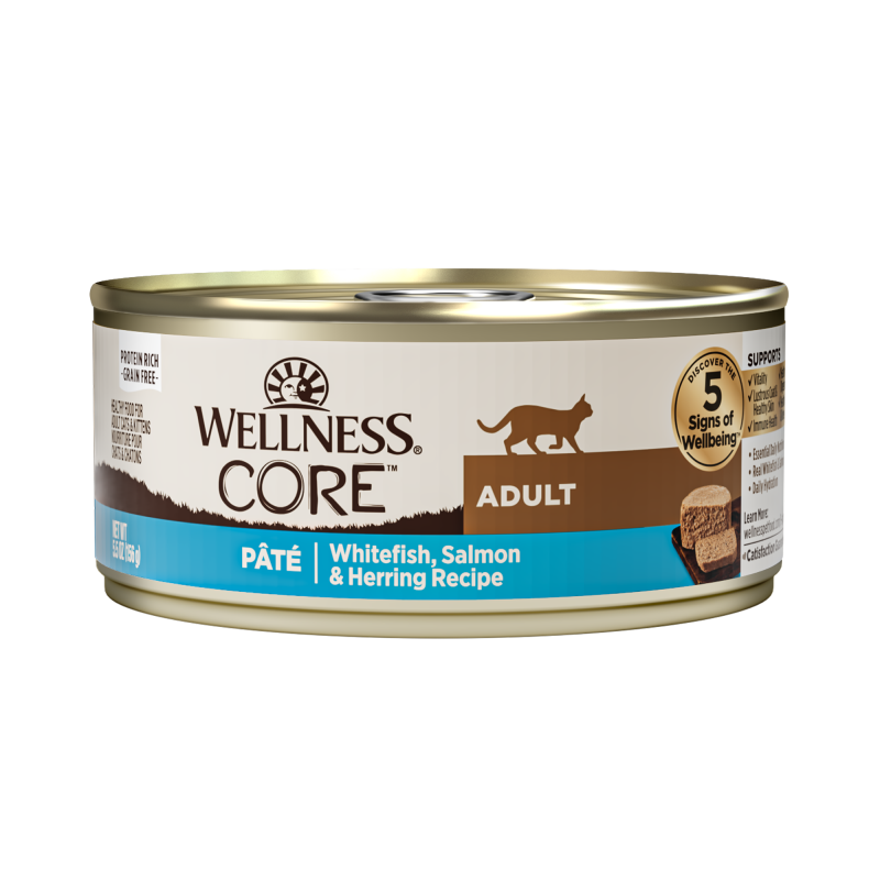 Wellness CORE Pâté Whitefish, Salmon & Herring Recipe Cat Food
