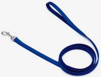 Coastal Single-Ply Dog Leash 5/8"-Blue