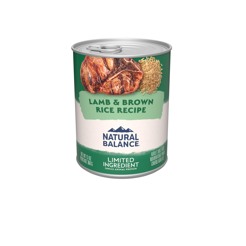 Natural Balance L.I.D. Limited Ingredient Diets® Lamb & Brown Rice Recipe Canned Dog Food
