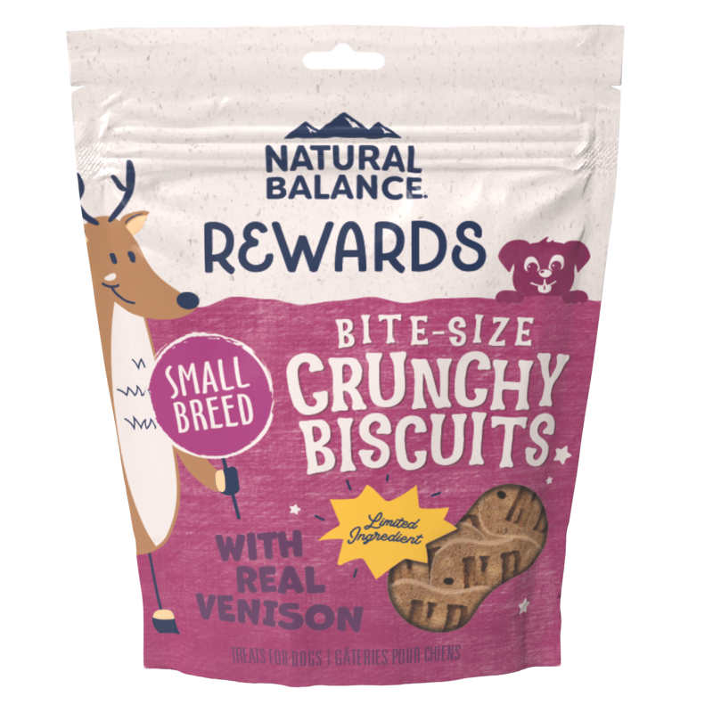 Natural Balance L.I.T. Limited Ingredient Treats® Sweet Potato & Venison Formula Small Breed Dry Dog Treats