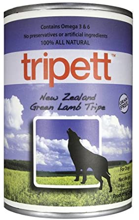Tripett Pure Green Tripe for Dogs-New Zealand Green Lamb Tripe-