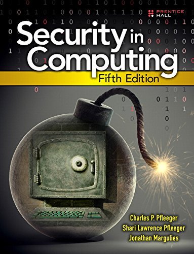 Charles Pfleeger Security In Computing 0005 Edition; 