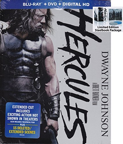 Dwayne Johnson/Hercules Steelbook (Blu-Ray / Dvd / Digital Hd)@Blu-Ray / Dvd /Steelbook