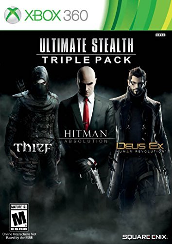 Xbox 360 Ultimate Stealth Triple Pack Hitman Absolution Deus Ex Thief 
