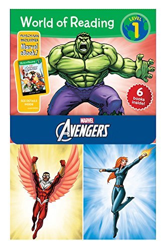 Dbg/World of Reading Avengers Boxed Set@ Level 1 [With E Books]