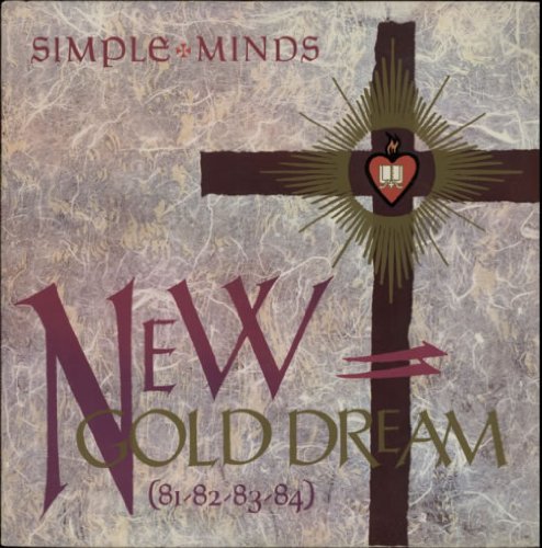 Simple Minds/New Gold Dream (81-82-83-84) (SP-6-4928)@Limited Edition, Gold/Purple Marbled, Translucent